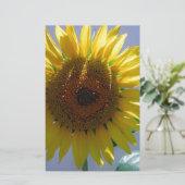 Gelbe Sonnenblume Briefpapier (Stehend Vorderseite)