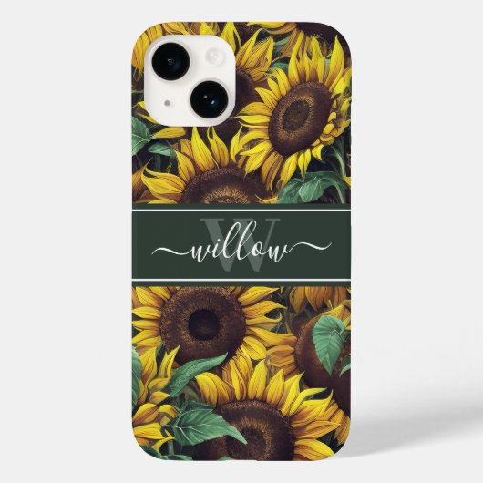 Gelbe Sonnenblume Case-Mate iPhone Hülle (Rückseite)