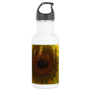 Gelbe Sonnenblume Edelstahlflasche