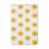 Gelbe Sonnenblume Einfache Blume Muster Badematte (Vorderseite Vertikal)