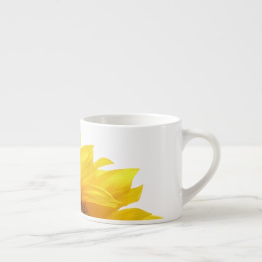 gelbe Sonnenblume Espressotasse (Rechts)