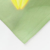 Gelbe Sonnenblume Fleecedecke (Ecke)