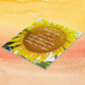 Gelbe Sonnenblume Fliese