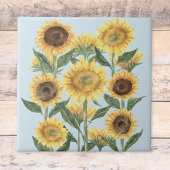 Gelbe Sonnenblume Fliese