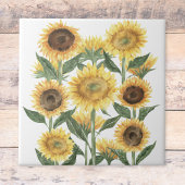 Gelbe Sonnenblume Fliese