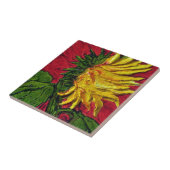 Gelbe Sonnenblume-Fliese Fliese (Seite)