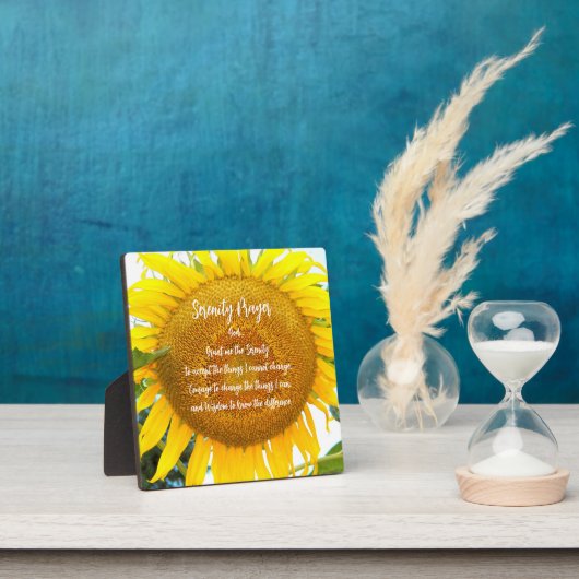 Gelbe Sonnenblume Fotoplatte (InSitu)