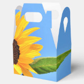 Gelbe Sonnenblume Gefallen oder Geschenkboxen Geschenkschachtel (Geöffnet)