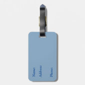 Gelbe Sonnenblume Gepäckanhänger (Rückseite vertikal)