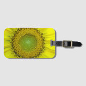 Gelbe Sonnenblume Gepäckanhänger (Vorderseite (Horizontal))