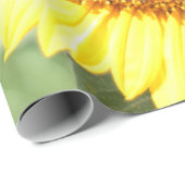 Gelbe Sonnenblume Geschenkpapier (Rolleneckpunkt)