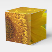 Gelbe Sonnenblume Geschenkschachtel (Vorderseite)