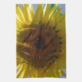 Gelbe Sonnenblume Geschirrtuch (Vertikal)