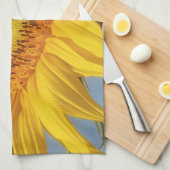 Gelbe Sonnenblume Geschirrtuch (Viertel Falte)