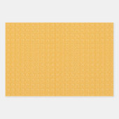 Gelbe Sonnenblume Gingham Wrapping Paper Set Geschenkpapier Set (Vorderseite 3)