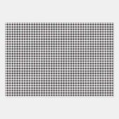 Gelbe Sonnenblume Gingham Wrapping Paper Set Geschenkpapier Set (Vorderseite 2)