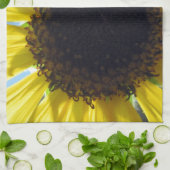 Gelbe Sonnenblume Handtuch (Gefaltet)