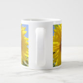 Gelbe Sonnenblume Jumbo-Tasse (Rückseite)
