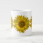 Gelbe Sonnenblume Jumbo-Tasse (Vorderseite)
