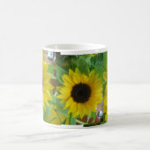 Gelbe Sonnenblume-Kaffee-Tasse Kaffeetasse (Mittel)