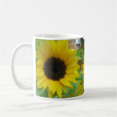 Gelbe Sonnenblume-Kaffee-Tasse Kaffeetasse (Links)