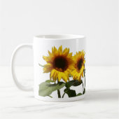 Gelbe Sonnenblume Kaffeetasse (Links)
