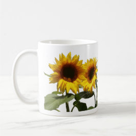 Gelbe Sonnenblume Kaffeetasse