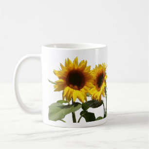 Gelbe Sonnenblume Kaffeetasse