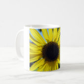Gelbe Sonnenblume Kaffeetasse (Vorderseite Links)