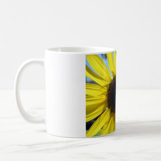 Gelbe Sonnenblume Kaffeetasse (Links)