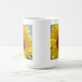 Gelbe Sonnenblume Kaffeetasse (Mittel)