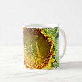 Gelbe Sonnenblume Kaffeetasse (VorderseiteRechts)