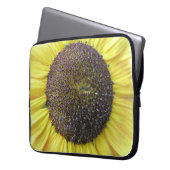 Gelbe Sonnenblume Laptop Tasche (Vorderseite Links)