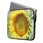 Gelbe Sonnenblume Laptopschutzhülle (Vorderseite Links)