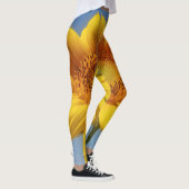 Gelbe Sonnenblume Leggings (Rechts)