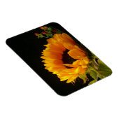 Gelbe Sonnenblume Magnet (Rechte Seite)