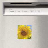 Gelbe Sonnenblume Magnet (In Situ (Geschirrspüler))