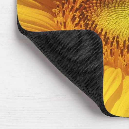 Gelbe Sonnenblume Mousepad (Ecke)