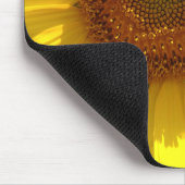Gelbe Sonnenblume Mousepad (Ecke)