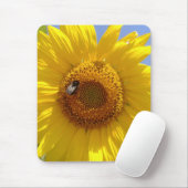 Gelbe Sonnenblume Mousepad (Mit Mouse)