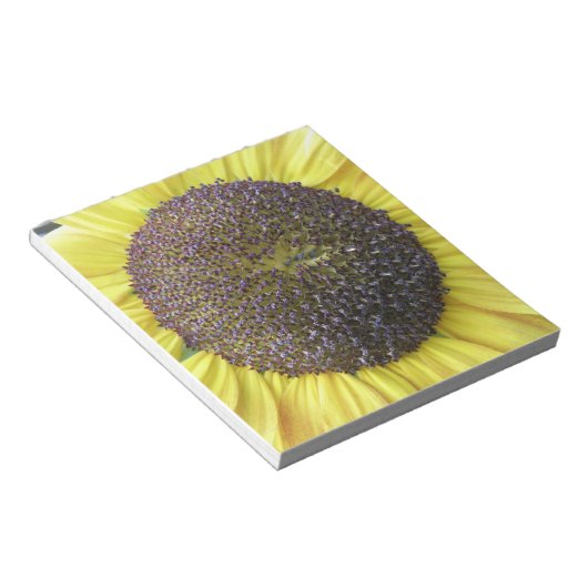 Gelbe Sonnenblume Notepad Notizblock (angewinkelt)
