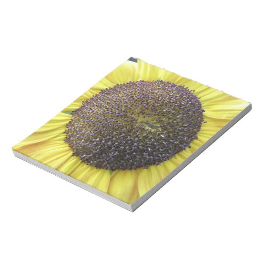 Gelbe Sonnenblume Notepad Notizblock (Rotiert)