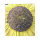 Gelbe Sonnenblume Notepad Notizblock (Vorderseite)
