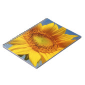 Gelbe Sonnenblume Notizblock (Linke Seite)