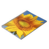 Gelbe Sonnenblume Notizblock (Linke Seite)