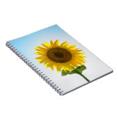 Gelbe Sonnenblume Notizblock (Rechte Seite)