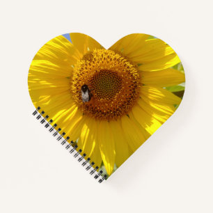 Gelbe Sonnenblume Notizblock