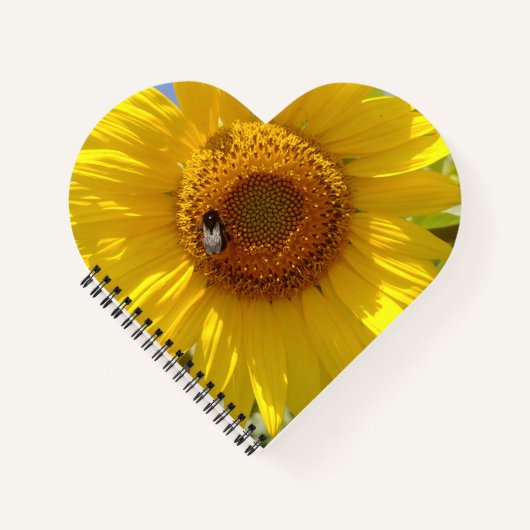 Gelbe Sonnenblume Notizblock (Vorderseite)