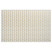 Gelbe Sonnenblume Personalisierter Name Stoff (Fat Quarter (45,7 x 55,9 cm))