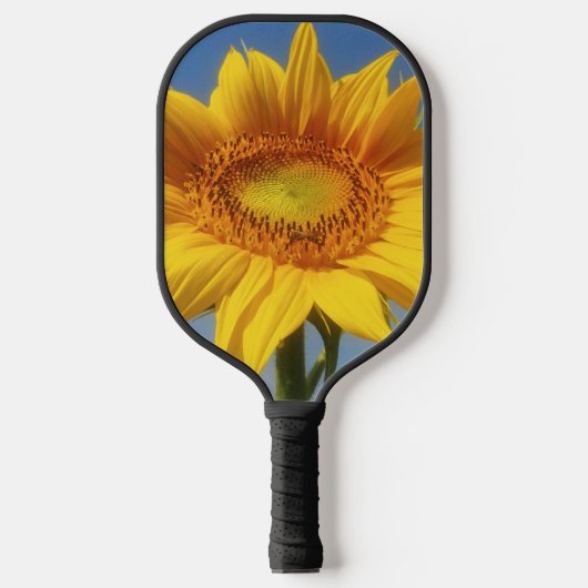 Gelbe Sonnenblume Pickleball Schläger (Vorderseite)